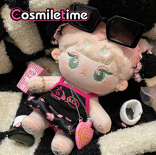 In Stock No attributes Peach Plush 20cm Doll Stuffed Dress Up Anime Plushie Toy