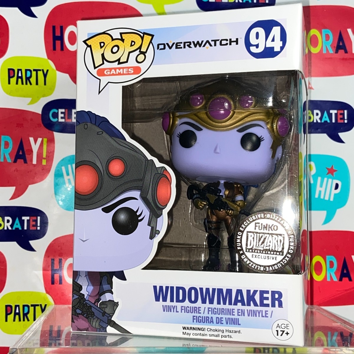 Widowmaker Gold Overwatch Funko Pop Games 94 Blizzard Exclusive +