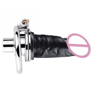 Stainless Steel Metal Male Chastity Cage Locks Ring Couple Chastity  Device