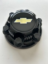 1pcs Black With Black Wheel Center Cap For Chevy Truck 16 17 6 Lug