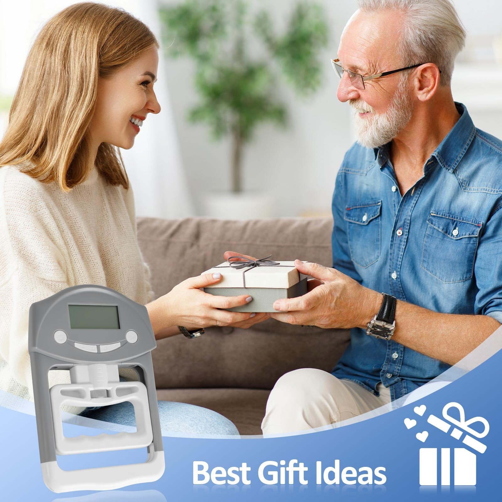 Grip Strength Tester, Hand Grip Dynamometer, Electronic Hand Grip S... Fast Ship