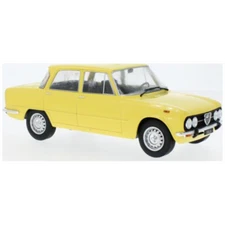 Model Car Group MCG 1:18 Scale Alfa Romeo Giulia Nuova Super Yellow 1974