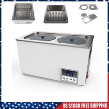 Digital Thermostatic Water Bath 2 Openings Water Bath for Lab 110V