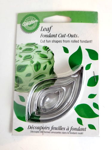 Wilton® Leaf Fondant CUT-OUTS™ (3 misure graduate) ©2005 - NUOVO E SIGILLATO - Foto 1 di 4