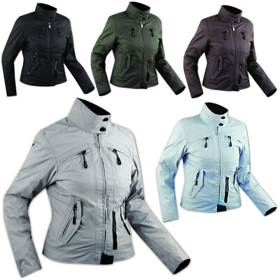 Jacke Damen Motorrad Roller Protektoren CE abnehmbar wasserdicht CityCity