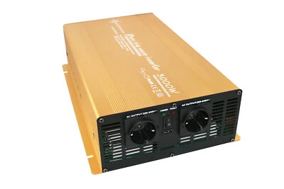 SOLARTRONICS Spannungswandler 12V zu 230V 300W-4000W NP Gold Ed. Reiner Sinus USB LiFePO4 0%