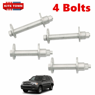 4Pcs Alignment Camber Camber Adjust Bolt Kit For Toyota Sequoia Tundra 1999-2007