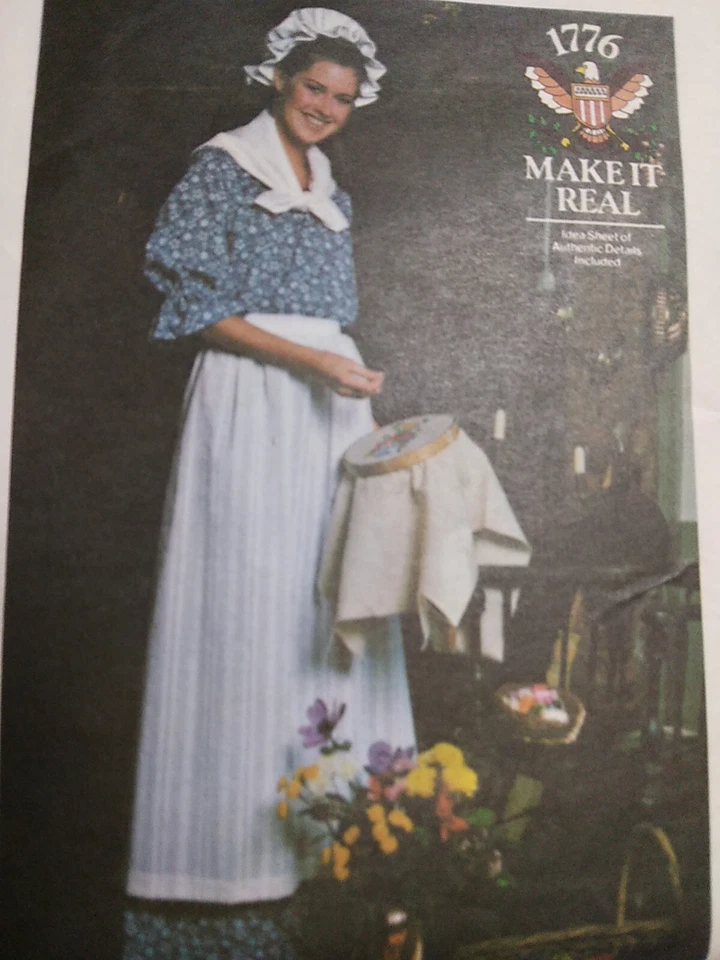 Prairie платье фартук капот M костюм Butterick 4335 шитье узор винтажный легко вырезать - Изображение 2 из 4