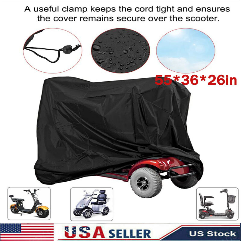 Mobility Scooter Cover Wheelchair Weather Cover Protect from Dust Rain Sun Snow