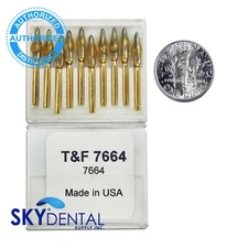 Beavers CARBIDE Burs FG7664 TRIMMING & FINISHING 12BLADE (100-10)/pk