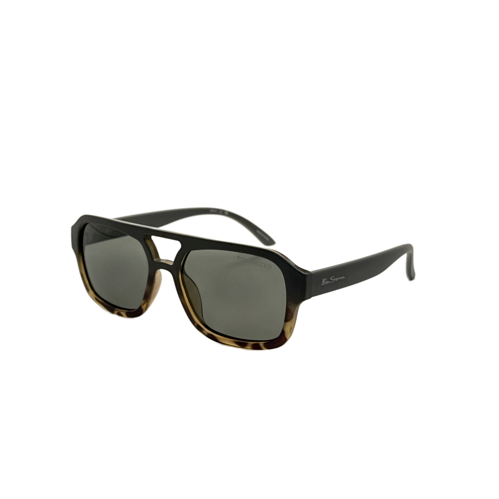 Мужские поляризованные солнцезащитные очки Dylan 53mm зеленого цвета Ben Sherman Mens 3990₽