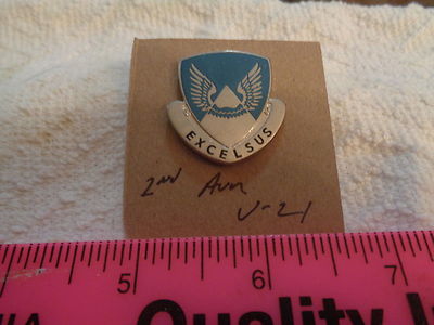 2nd Aviation V-21 Unit Crest, DI, DUI (DRAW#L1)