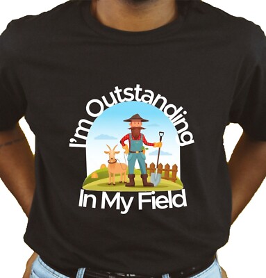 In My Field Unisex T-Shirt - Neuheit Landwirtschaft Bekleidung Kleidung Humor Original