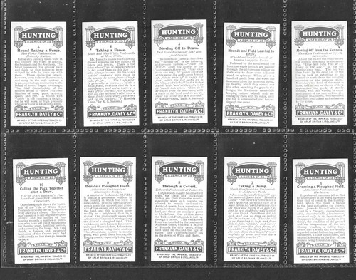 FRANKLY DAVEY - Hunting - 1925 - Set of 25 - Very Good. - Picture 2 of 6