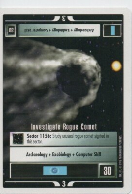 Star Trek CCG - Premiere Unlimited - Investigate Rogue Comet Rare