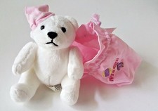 HERRINGTON TEDDY BEARS PETIT FOURS "IT'S A GIRL" STUFFED PLUSH TEDDY BEAR 4"