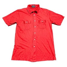 Vintage 80's Lord  Taylor Shirt Mens Medium Button Pocket Polo Single Stitch