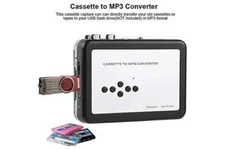 Cassette Player Portable Converter Recorder Convert Tapes to Digital Mp3 via USB