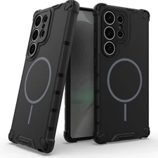 For Samsung Galaxy S25 Ultra S24 S23 Shockproof Magnetic Case Mag Safe Cover