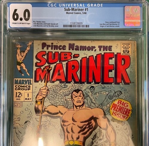SUB-MARINER #1 CGC 6.0 - Imagen 2 de 4