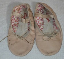 WOMENS UK 5.5 5½ M k4 65 CAPEZIO PINK LEATHER BALLET SHOES
