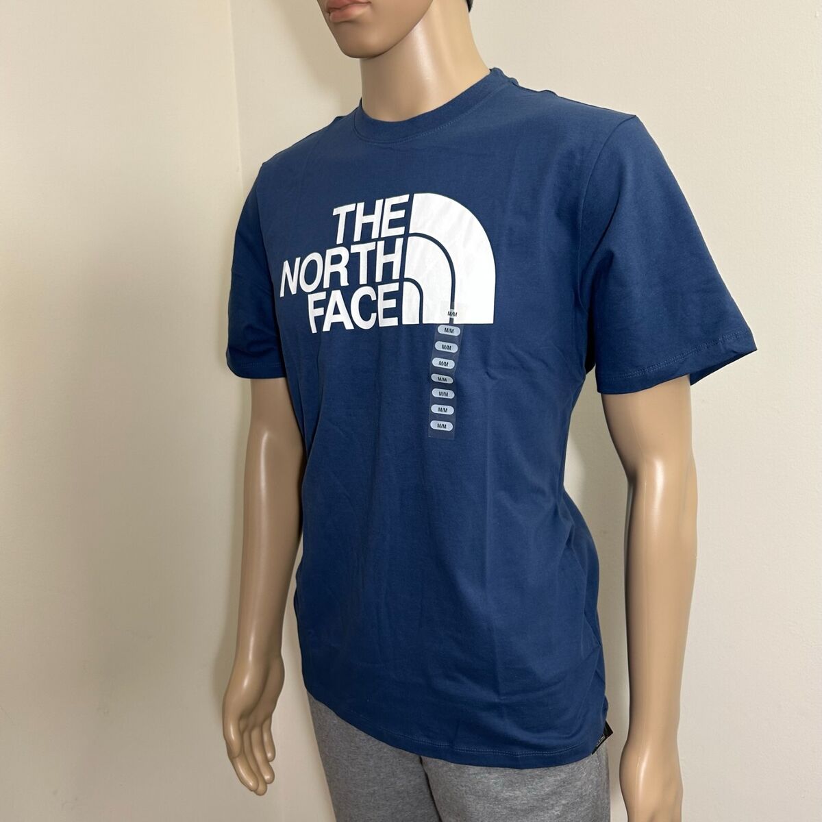 The North Face Men's Half Dome Tee T-Shirt Red Blue Grey The North Face Men's Half Dome Tee T-Shirt Red Blue Grey