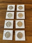 New Listing1964 J.F. Kennedy Half Dollars -Lot of 8 - 90% Silver - Nice Lot In Holders