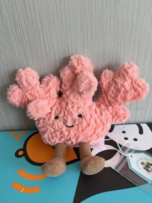 Jellycat Amuseables Koralle Brandneu mit Etikett nur alle Codes auf Fotos angezeigt