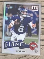 2025 Topps Chrome Football Jaxson Dart Retro Refractor 1975 RC Giants Rookie