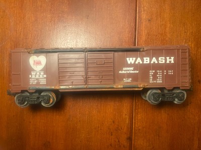 Lionel O Gauge Wabash Double Door Boxcar 6-16256 w/ Box Built 1-95