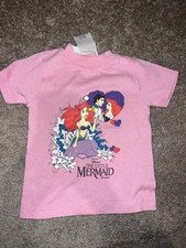 Disney the Little Mermaid Graphic Shirt 90s Vintage, Girls' Toddler Size 3T  4T