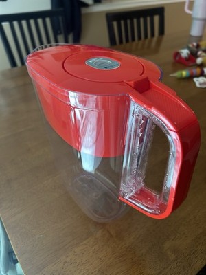 Brita Water Filtration Pitcher OB11/OB03 6 Cup Red Small Denali Filter Purifier