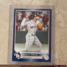 Topps 2022 Update Series Rookie Debut Jeremy Pena Royal Blue #US276 Astros