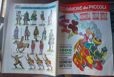 CORRIERE DEI PICCOLI NR. 8 DEL 1969 CON INSERTO 1000 FIGURINE +SOLDATINI-BUONO -