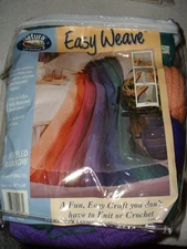 National Yarn Crafts Easy Weave Jeweled Rainbow Afghan Kit EWA103 WintukNEW