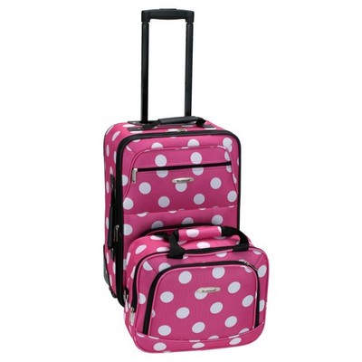 Equipaje De Mano Para 50 Libras Avion Maletas Bulto Viaje Rosas 2 Piezas Mujer