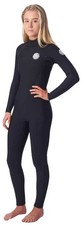 Rip Curl Women's Dawn Patrol 5/3mm Back Zip Full Wetsuit - Black - New