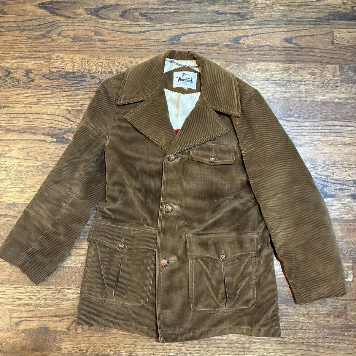 希少 70s USA製 woolrich ウールリッチ vintageコートXL VINTAGE Woolrich 70s Brown Corduroy Coat Jacket Mens Size 36 | eBay