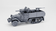 US American Tanks and Vehicles Wargame3D 28MM 1/56 Unpainted WWII