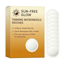 SUN-FREE GLOW MICRO-NEEDLE PATCH, PurevLab Self-Tanning Patch   10 Tablets
