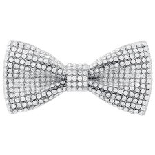 Rhinestone Bow Ties for Men, Men  s Sequin Bow Ties Pre-tied Glitter Bow Ti