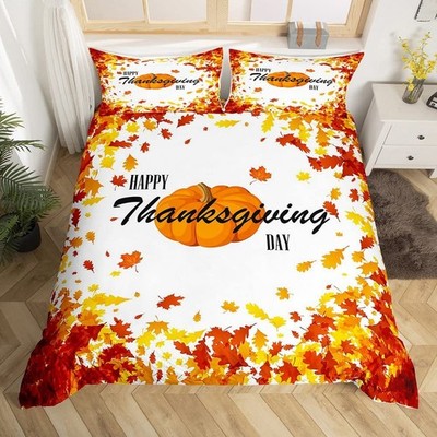 Bettwäsche Set Der Herbst ist da-03 Anpassbar Bettbezug135x200 Kissenbezüge80x80
