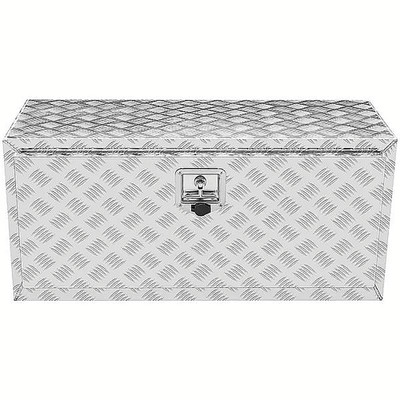36''x14''x16'' Aluminum Pickup Truck Tool Box Underbody Tool Storage Under Tray