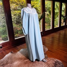 Vintage 70s Oscar De La Renta For Swirl Mod Muumuu Maxi Robe Zip Lounge Gown