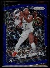 DiJonai Carrington 2025 Panini Prizm WNBA #9 Blue Velocity Prizms Minnesota Lynx