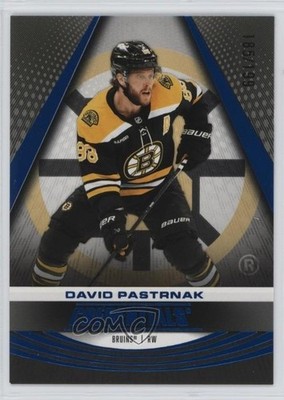 2025-26 Upper Deck Credentials Blue 185/199 David Pastrnak #88 18tk
