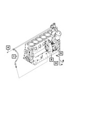 Genuine Mopar Turbo Water Inlet Tube 68767384aa Genuine Mopar Turbo Water Inlet Tube 68767384aa