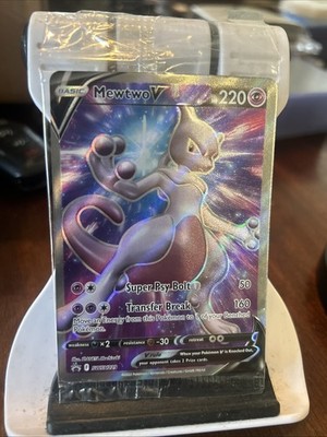 Factory Sealed Mewtwo V - SWSH229 Sword & Shield Promo NM Pokemon TCG