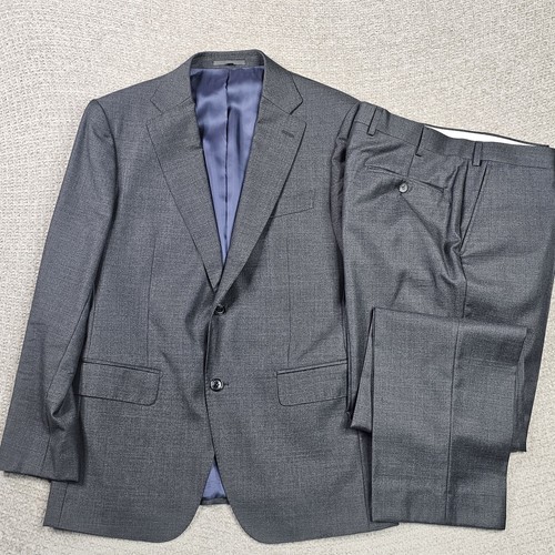 Suitsupply Gray Super 110s Vitale Barberis 2-Piece Suit Size 40R 34x30 Brescia