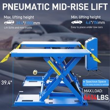 Scissor Car Lift Table Hydraulic Lift 6614lb Capacity Underground Auto Lift Usa